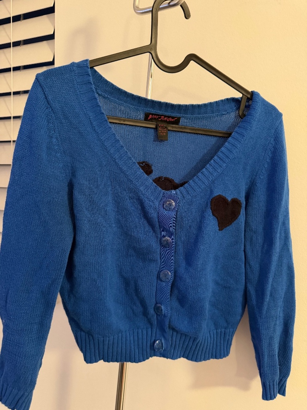 Betsey Johnson cropped cardigan